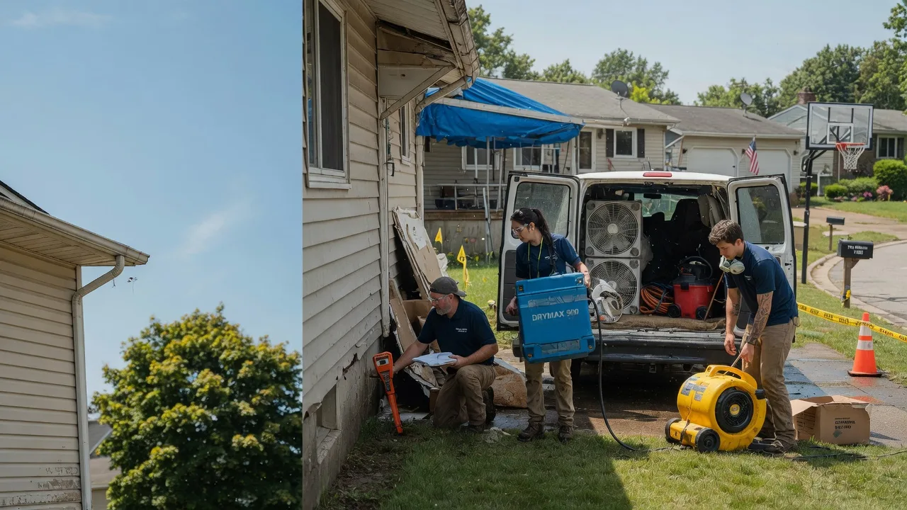 Ceiling Leak Cleanup in Mecca, IN near me